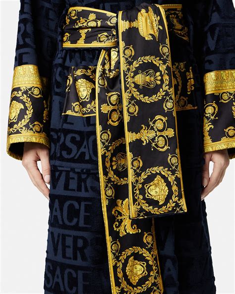 versace baroque bathrobe replica|purple versace bathrobe.